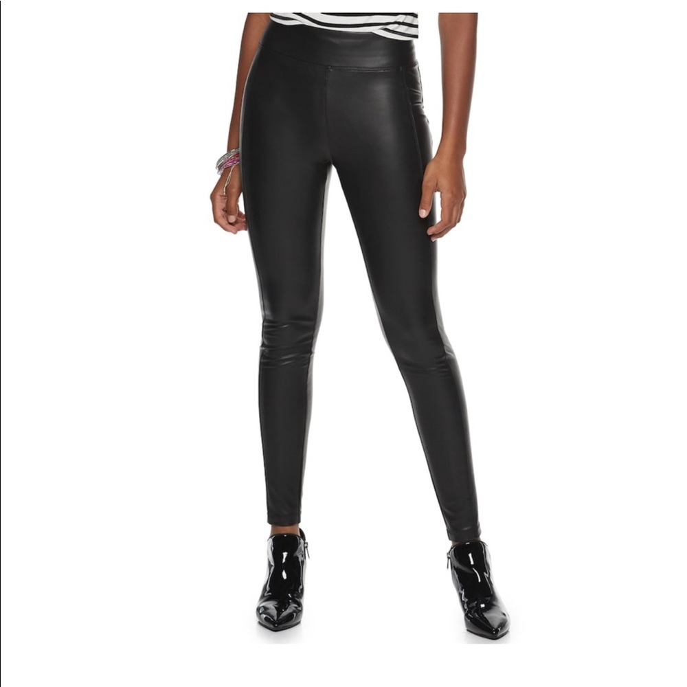 NWOT - Vegan Leather Leggings